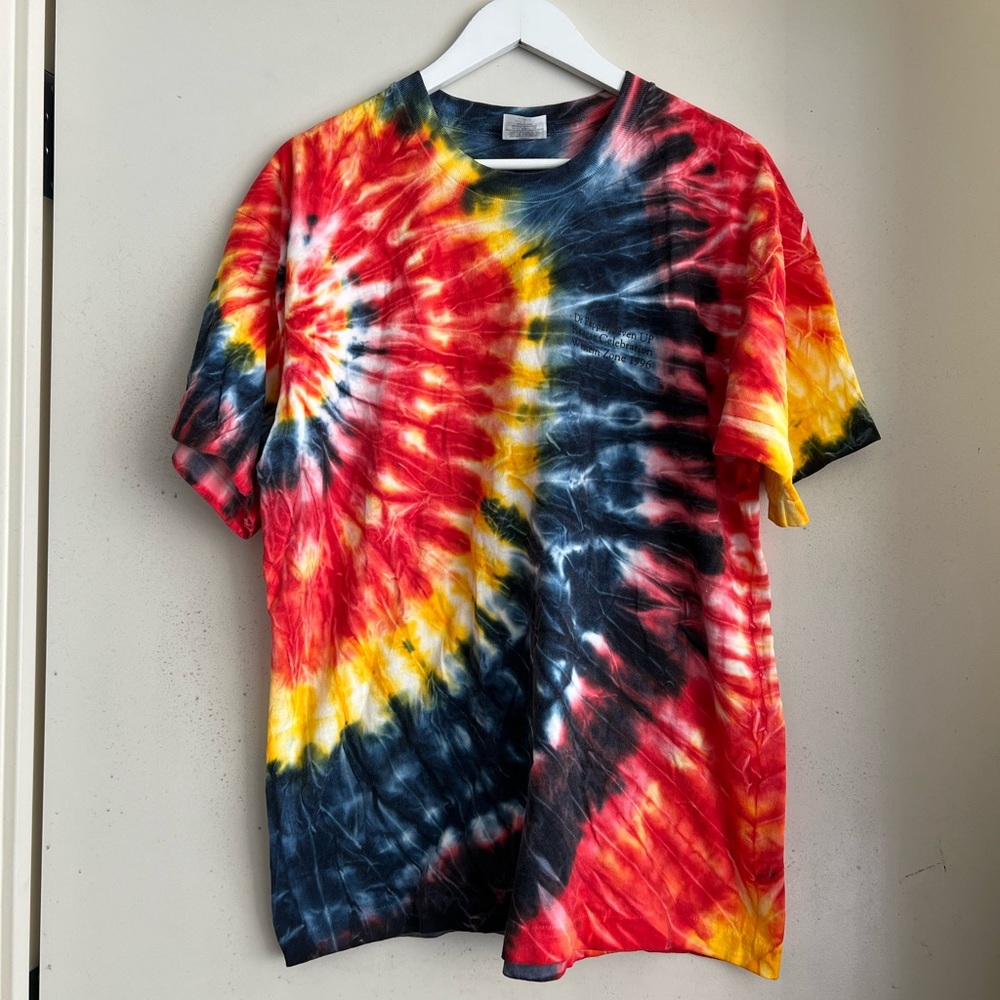 Vintage 1996 Dr. Pepper/7 UP Reggae Celebration Tie Dye T-Shirt